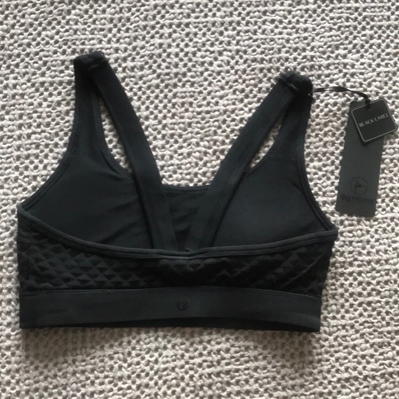 SOLD 90 DEGREE by REFLEX black sports bra SMALL NWT $58 - Picture 4 of 5